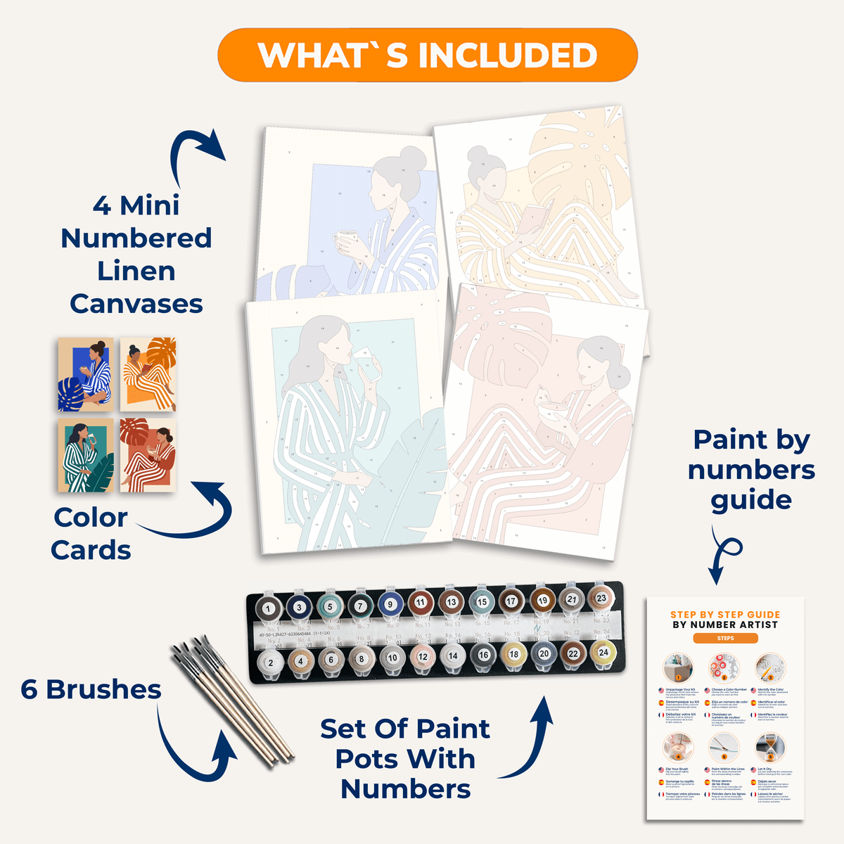 Lazy Sunday - Number Artist Paint by Numbers Kits