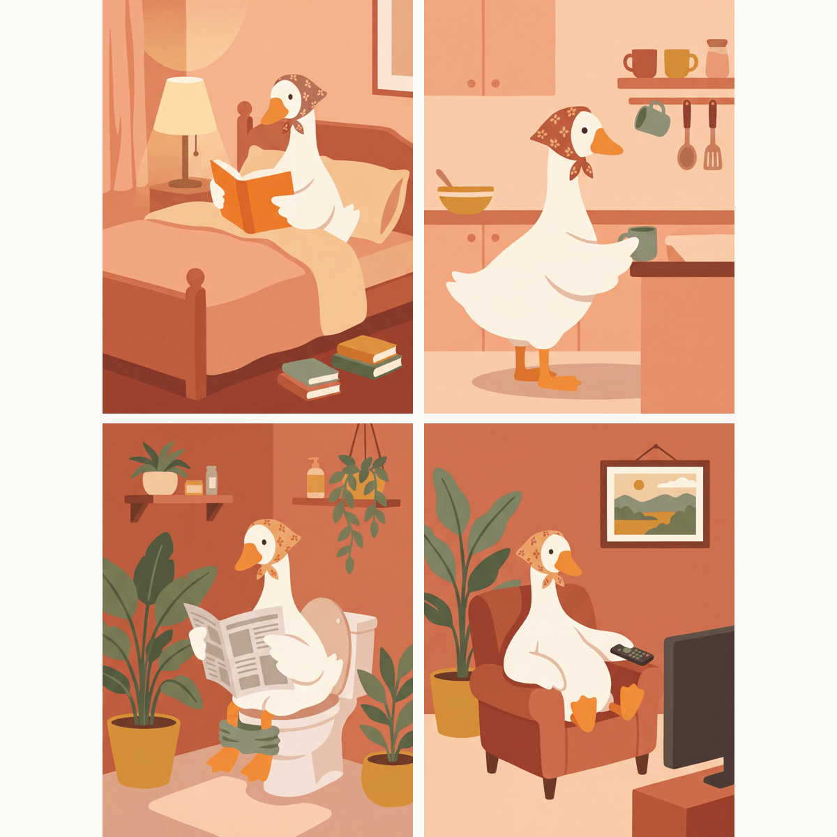Goose Routine - Number Artist Paint by Numbers Kits