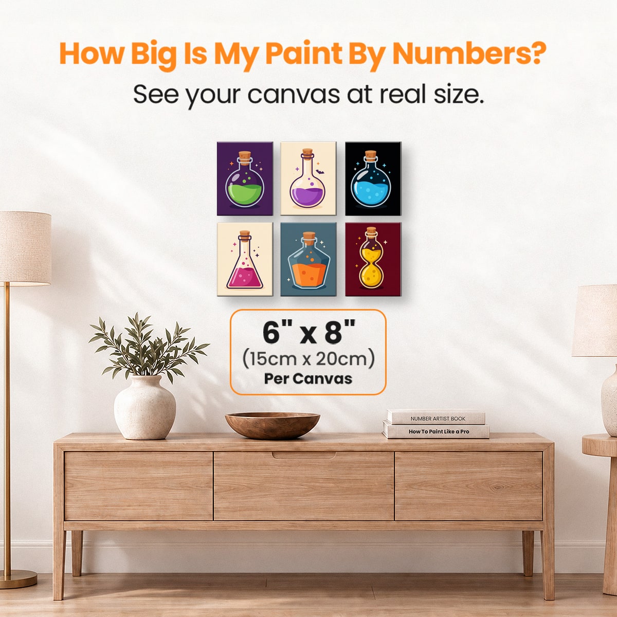 Mysterious Potions - Number Artist Paint by Numbers Kits