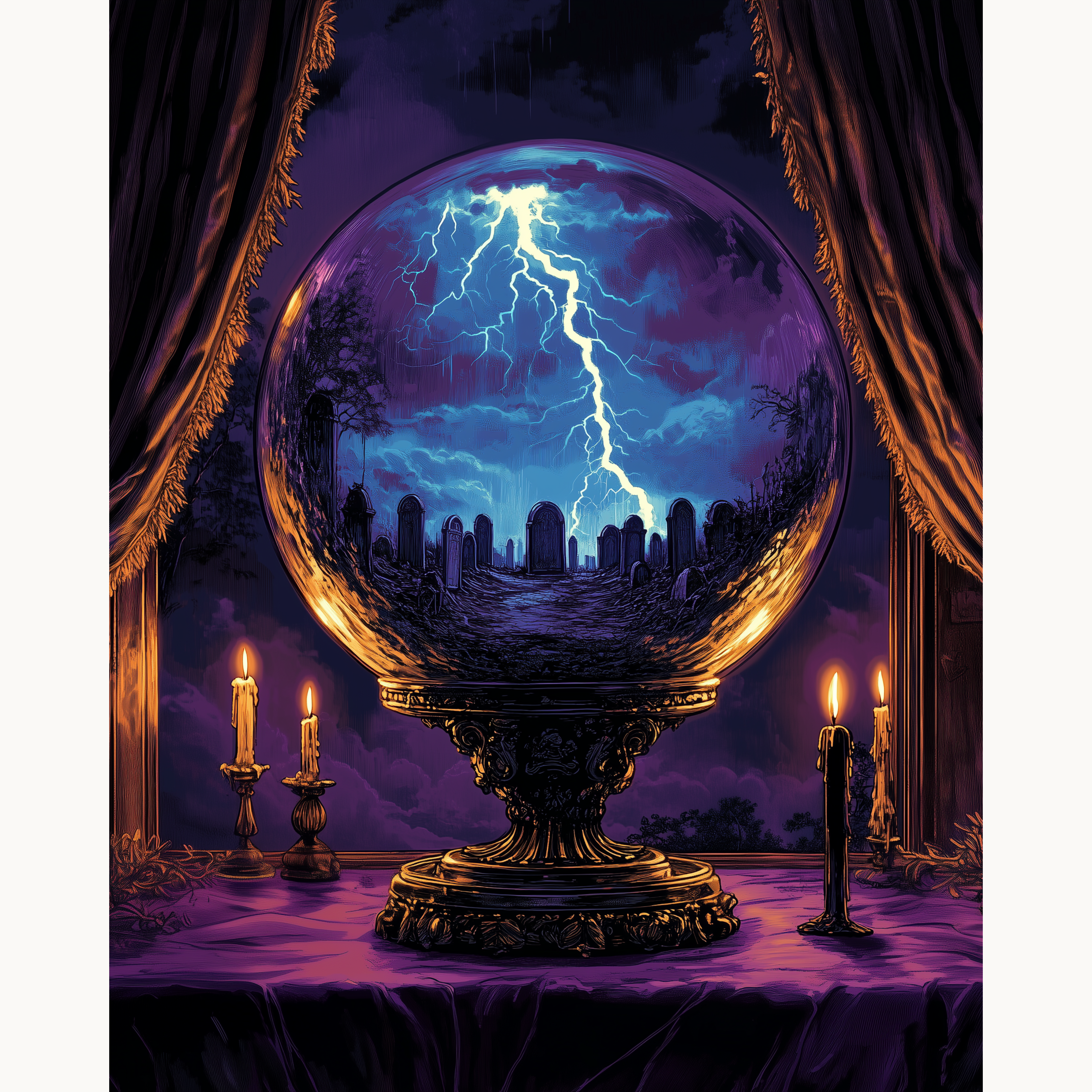 Cemetery Watcher - Number Artist Paint by Numbers Kits
