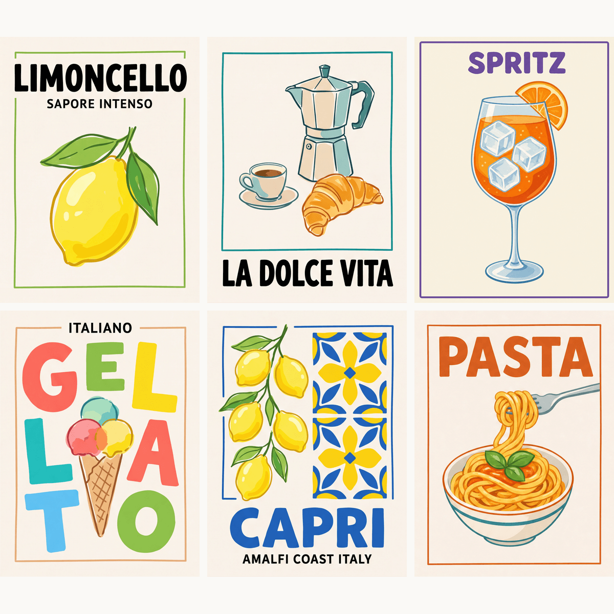 Italian Summer - Number Artist Paint by Numbers Kits