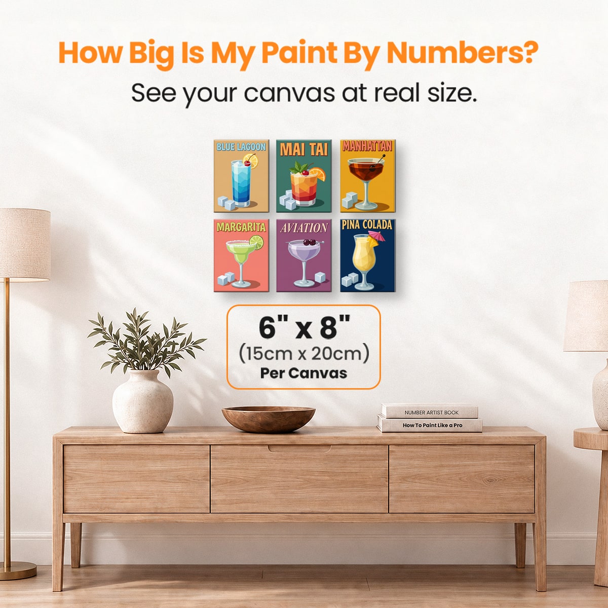 Shaken and Stirred - Number Artist Paint by Numbers Kits