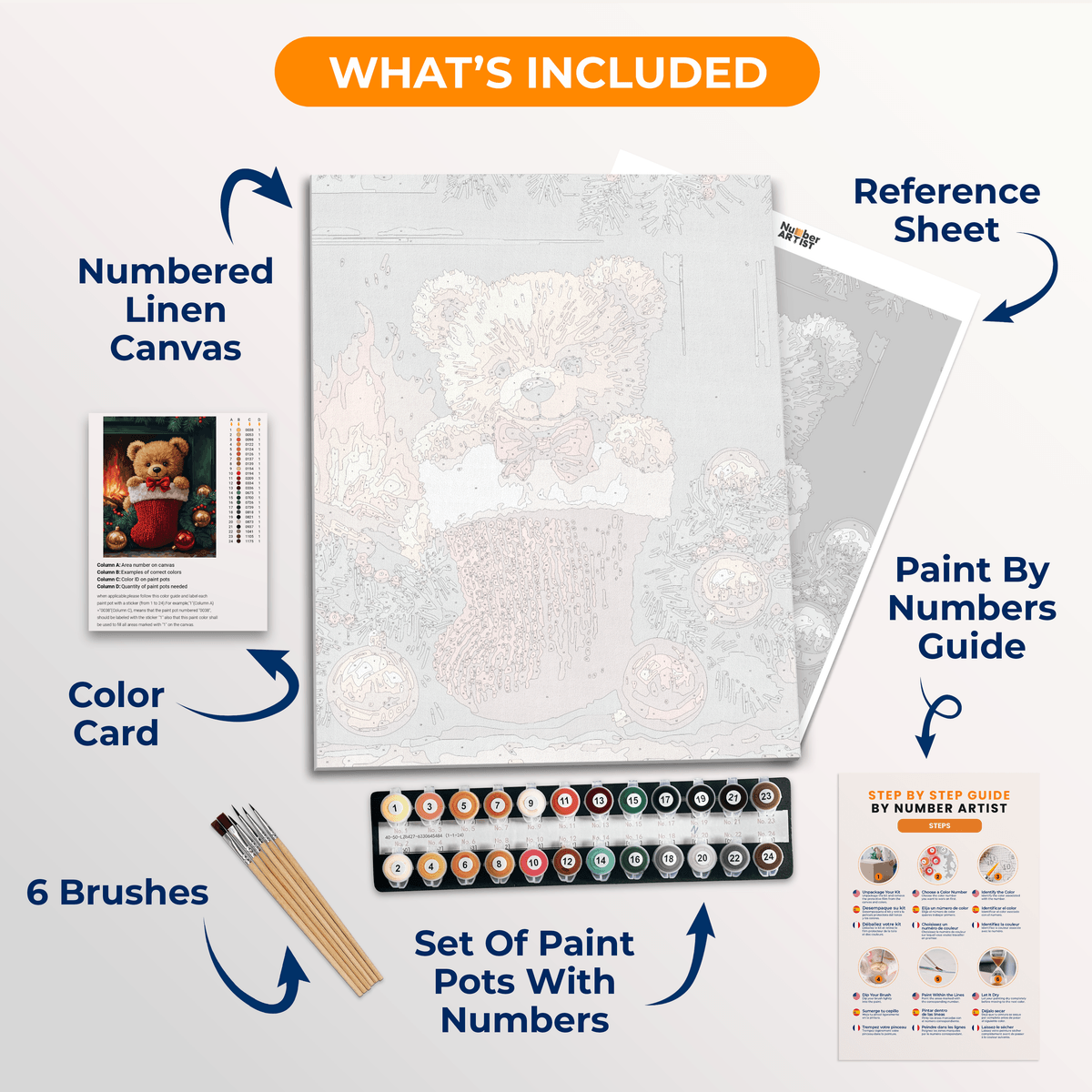 Christmas Morning - Number Artist Paint by Numbers Kits