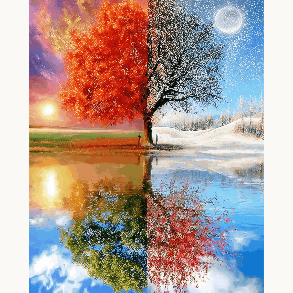 Tree Seasons - Number Artist Paint by Numbers Kits