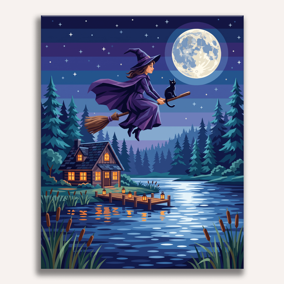 Whimsical Night - Number Artist Paint by Numbers Kits