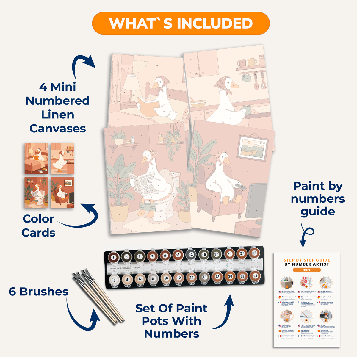 Goose Routine - Number Artist Paint by Numbers Kits