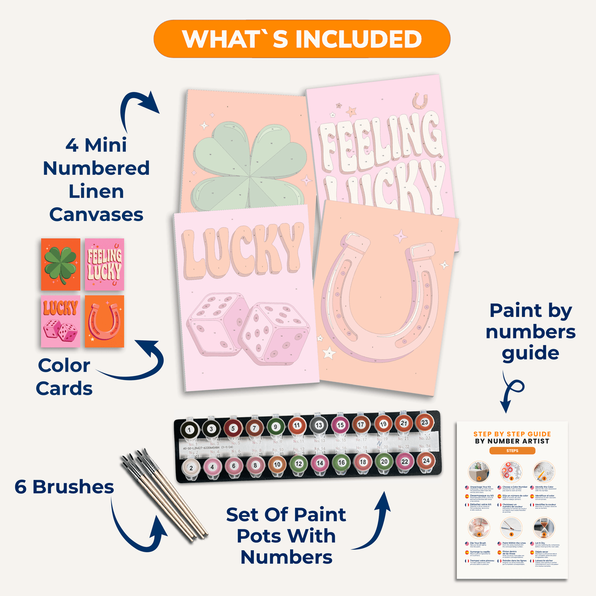 Feeling Lucky - Number Artist Paint by Numbers Kits