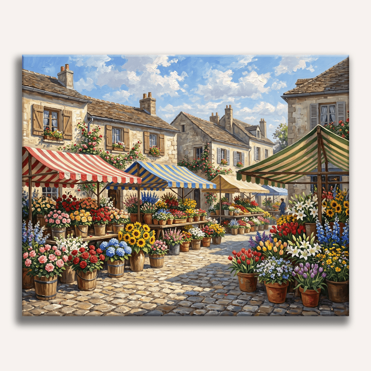 Market Blossoms - Number Artist Paint by Numbers Kits