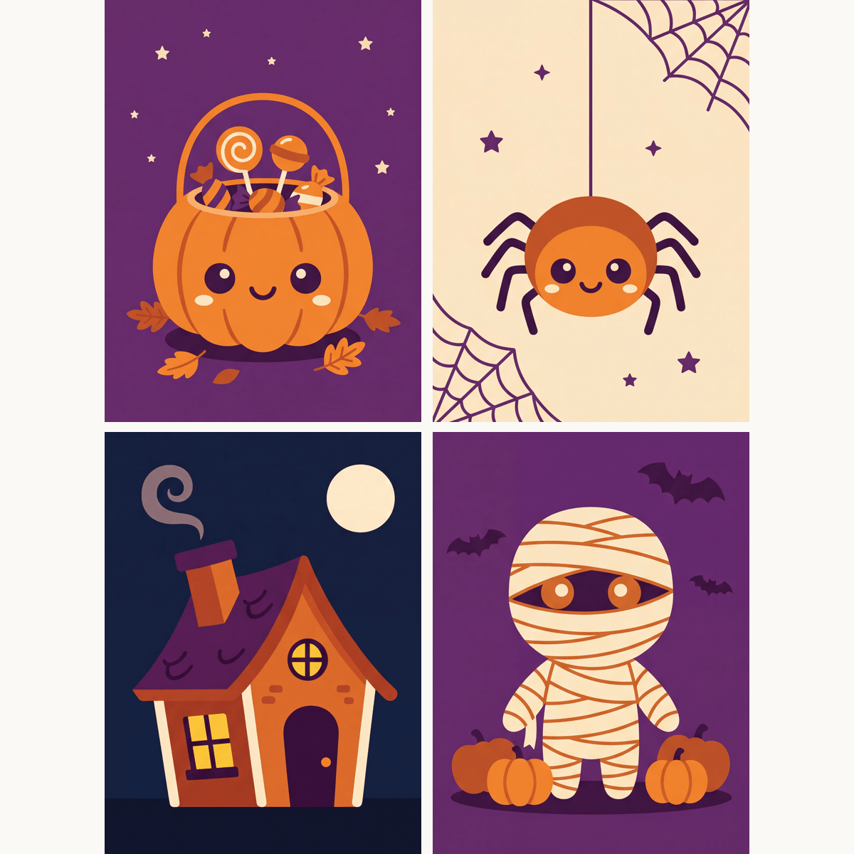 Candy and Cobwebs - Number Artist Paint by Numbers Kits