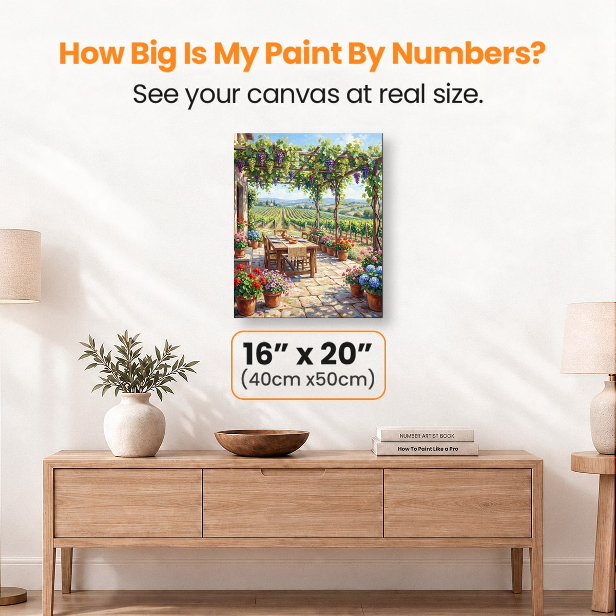 Pergola Afternoon - Number Artist Paint by Numbers Kits