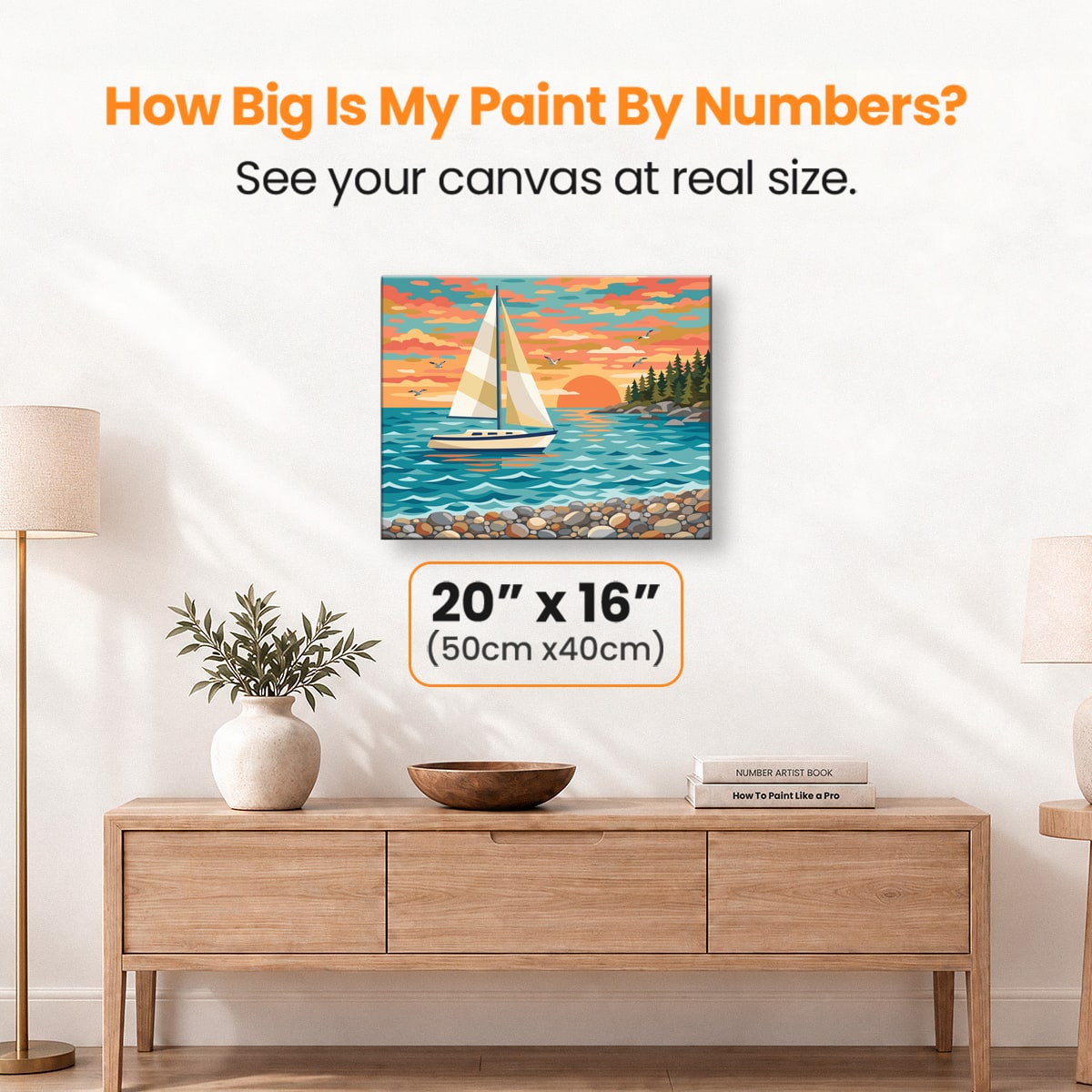 Golden Calm - Number Artist Paint by Numbers Kits