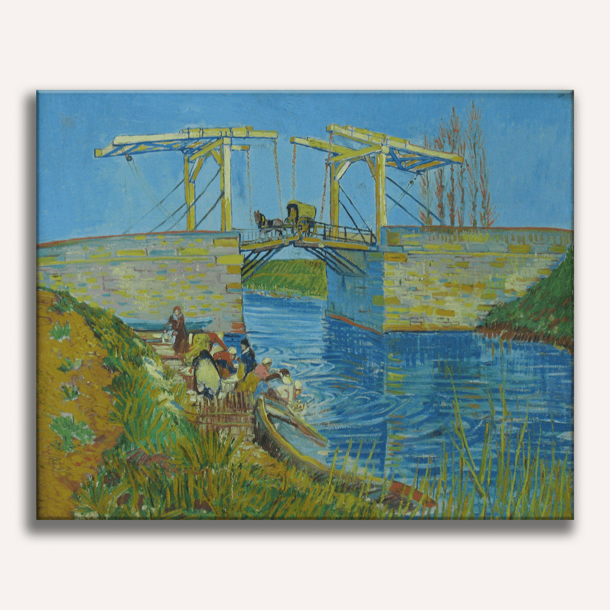 The Langlois Bridge at Arles by Vincent Van Gogh - Number Artist Paint by Numbers Kits
