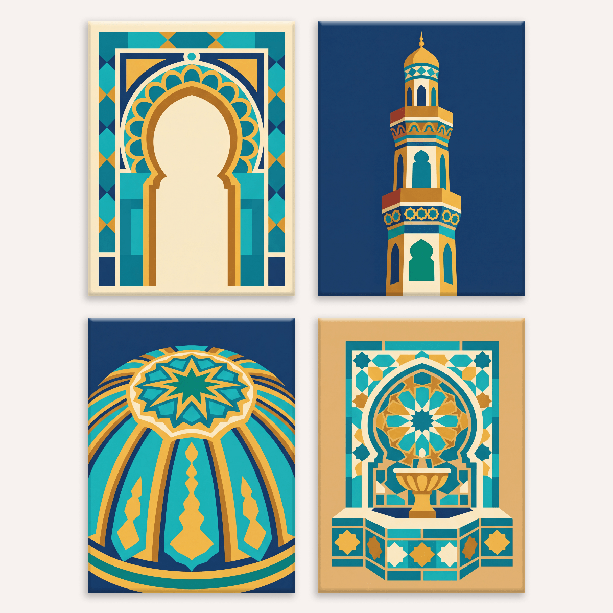 Islamic Architecture - Number Artist Paint by Numbers Kits