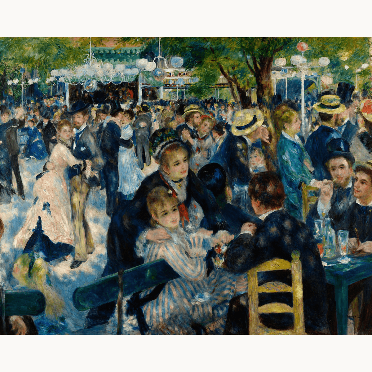 Dance at Le Moulin de la Galette by Pierre-Auguste Renoir - Number Artist Paint by Numbers Kits