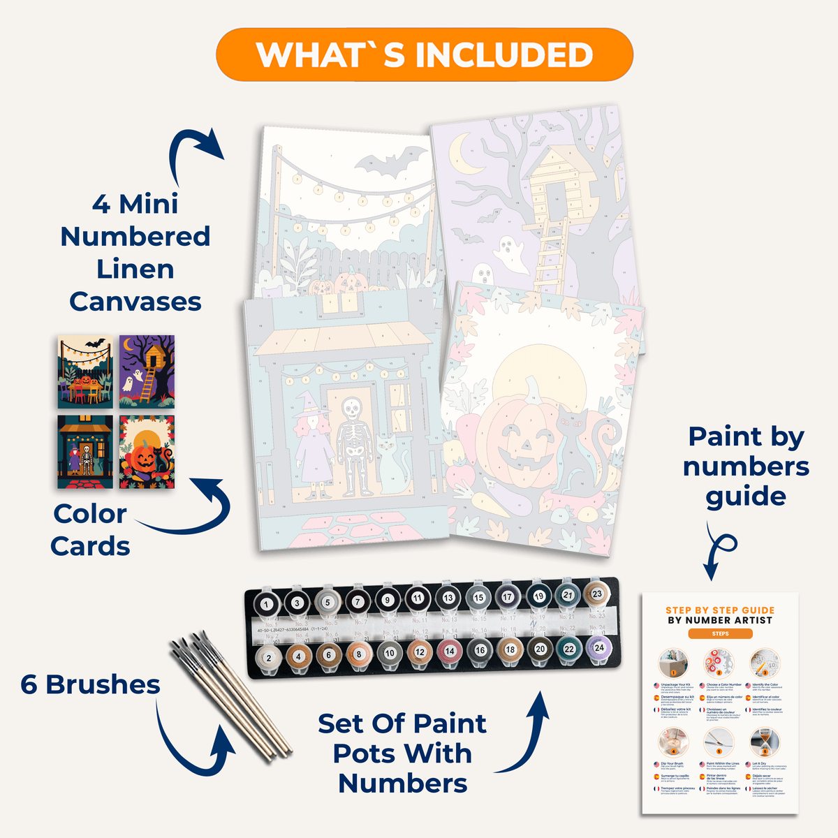 Autumn Gathering - Number Artist Paint by Numbers Kits