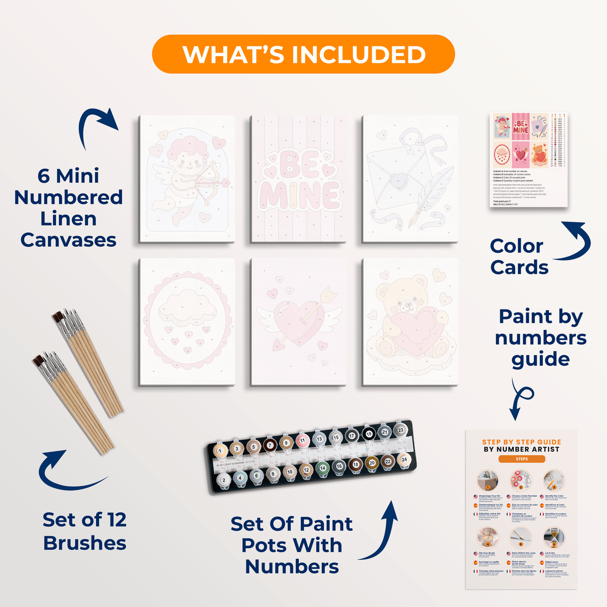 Be Mine - Number Artist Paint by Numbers Kits