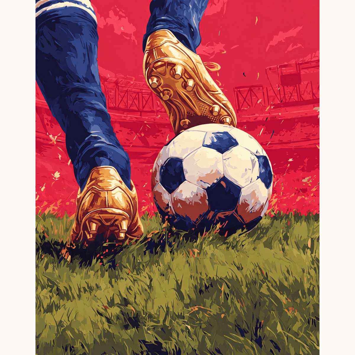 Dribble Focus - Number Artist Paint by Numbers Kits