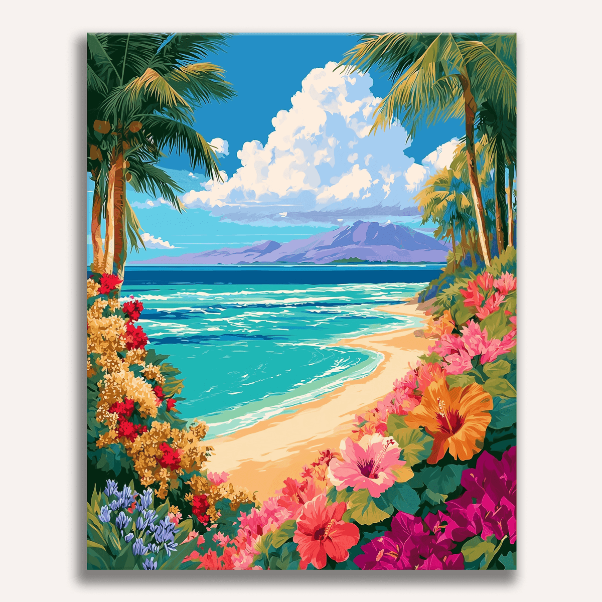 Hidden Island - Number Artist Paint by Numbers Kits