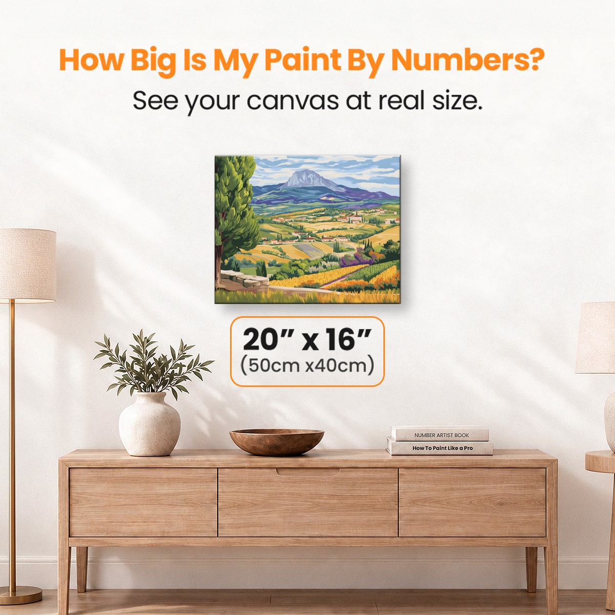 Mont Sainte Victoire | Paint by Numbers Kit by Number Artist