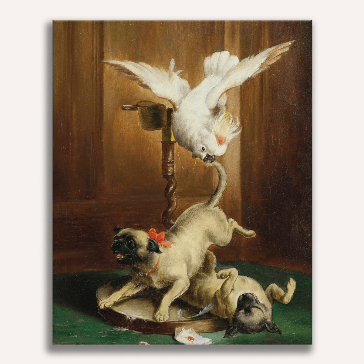 Pug Pandemonium by Carl Reichert - Number Artist Paint by Numbers Kits