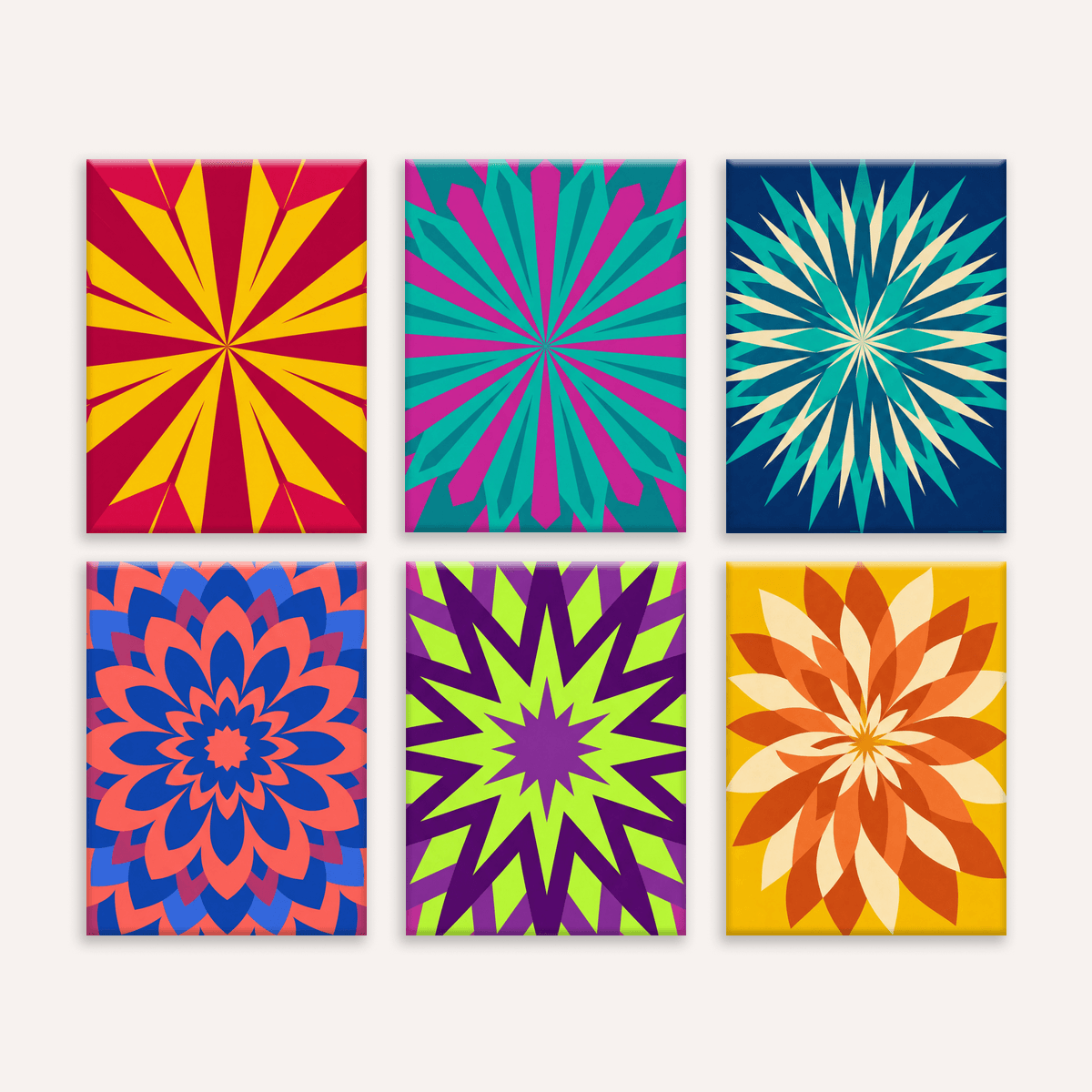 Radiant Patterns - Number Artist Paint by Numbers Kits