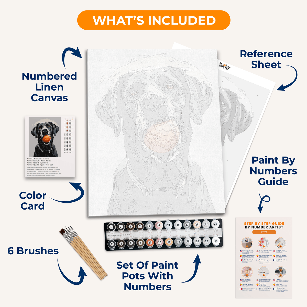 Play Time - Number Artist Paint by Numbers Kits