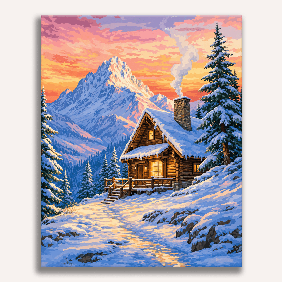 Mountain Haven - Number Artist Paint by Numbers Kits