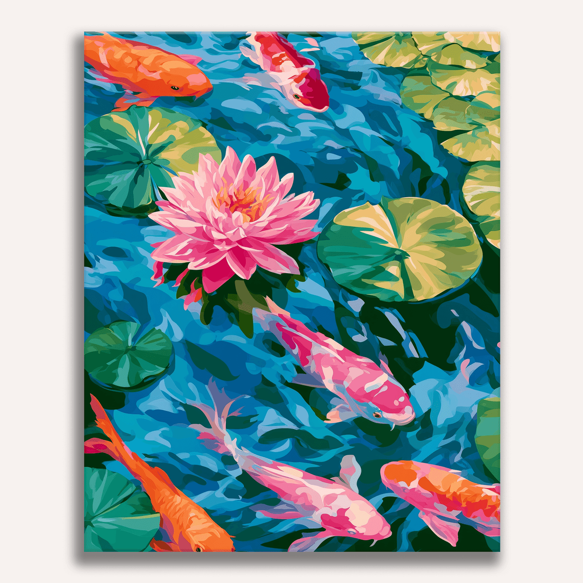 Occupied Lily Pond - Number Artist Paint by Numbers Kits