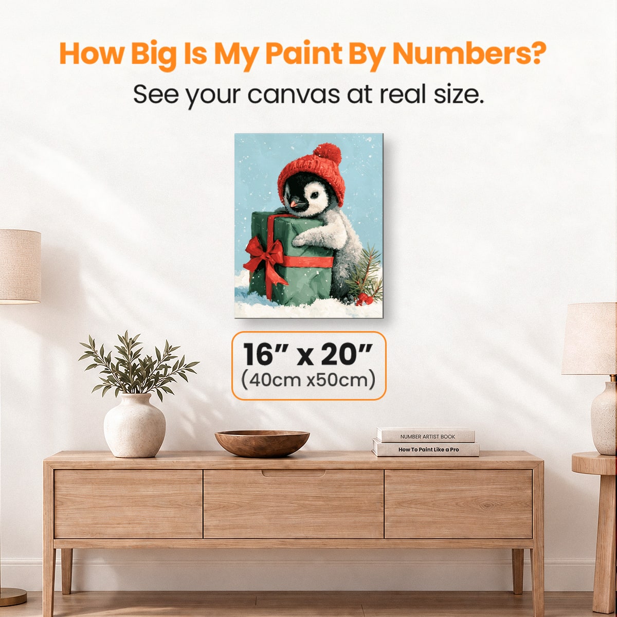 Waddling Joy - Number Artist Paint by Numbers Kits