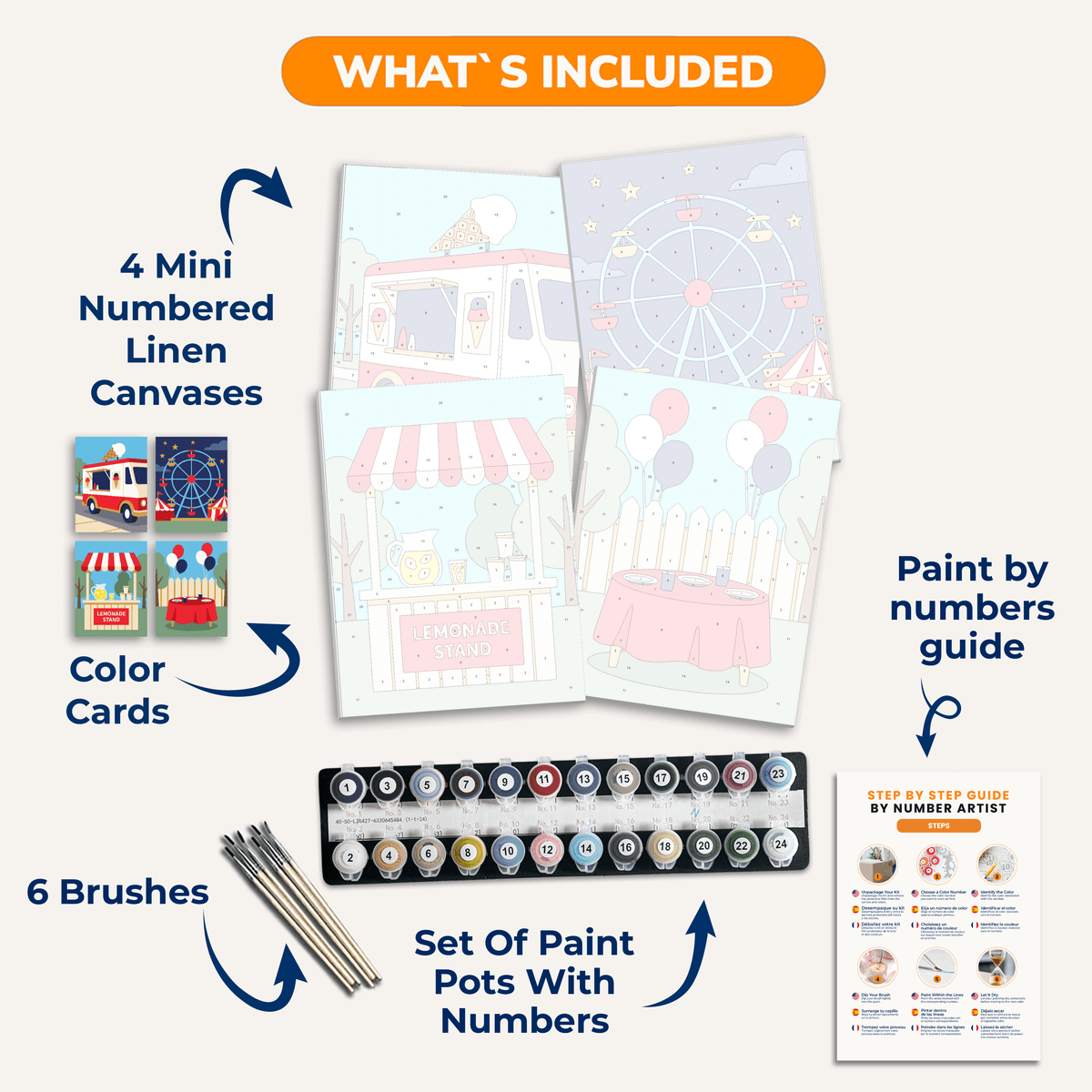 Liberty Carnival - Number Artist Paint by Numbers Kits