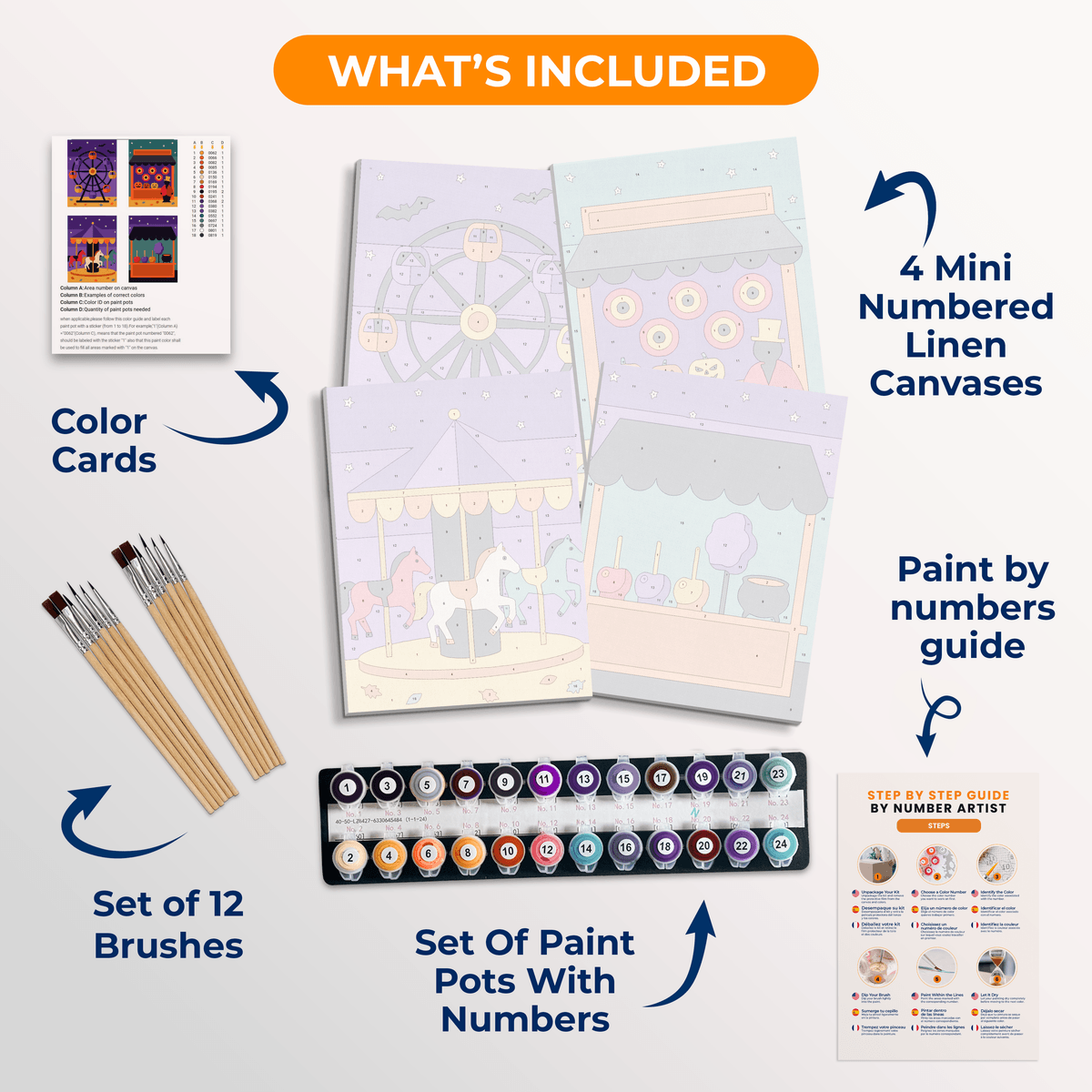 Haunted Carnival - Number Artist Paint by Numbers Kits
