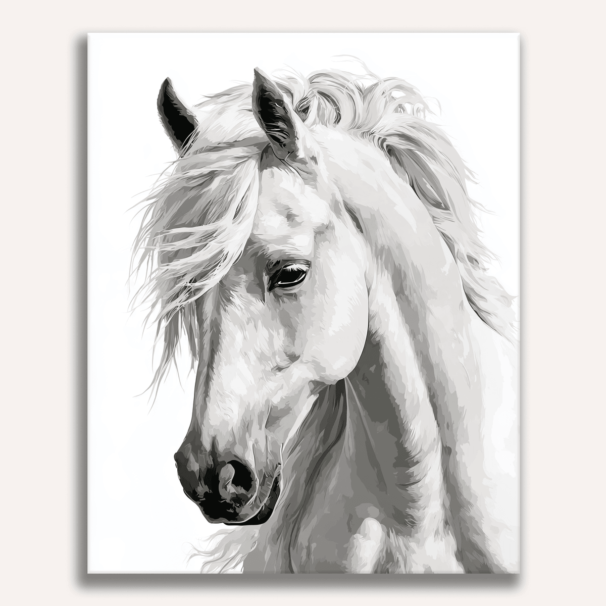 Stallion Portrait - Number Artist Paint by Numbers Kits