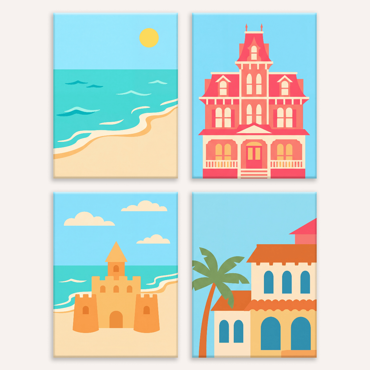 Coastal Haven - Number Artist Paint by Numbers Kits