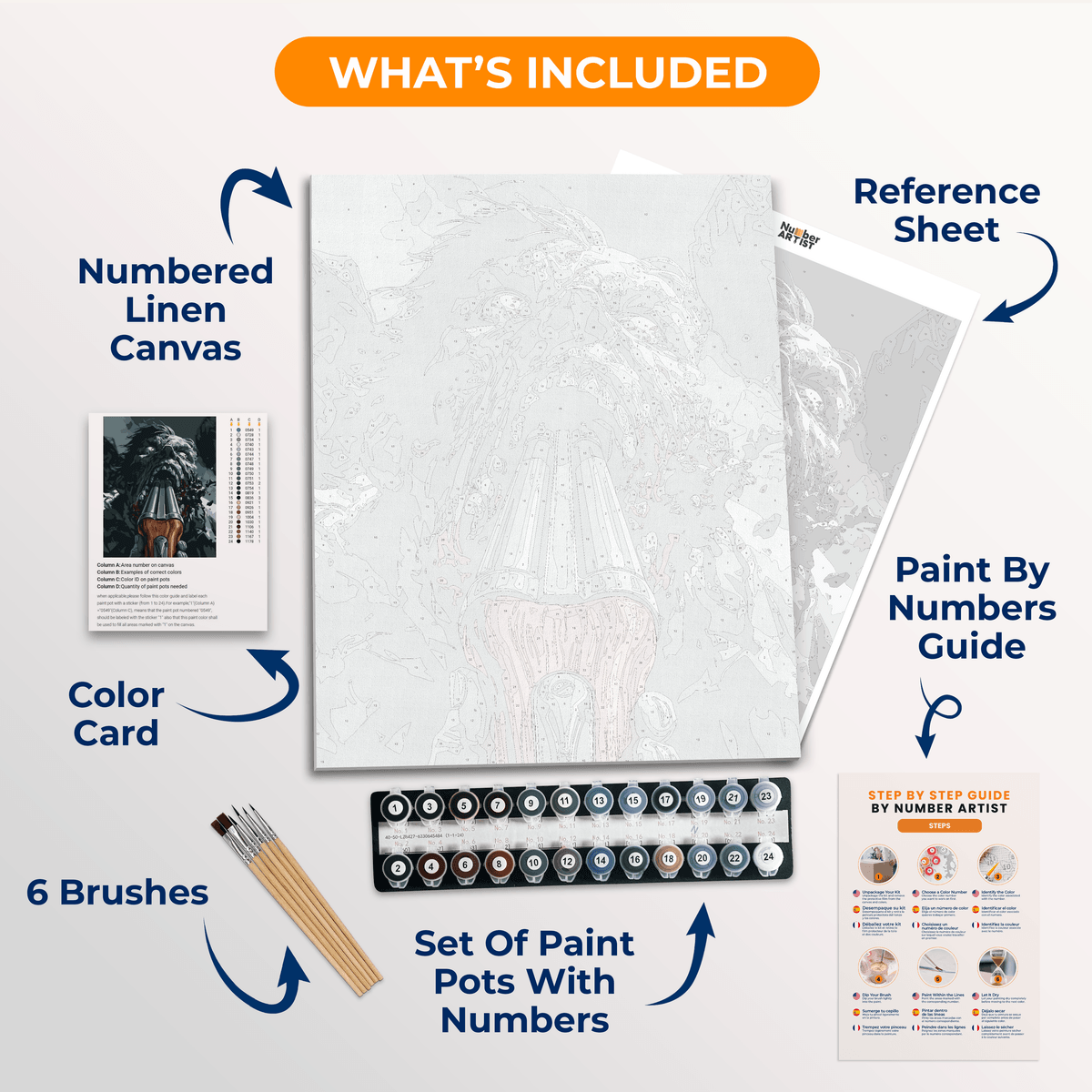 Bite This - Number Artist Paint by Numbers Kits