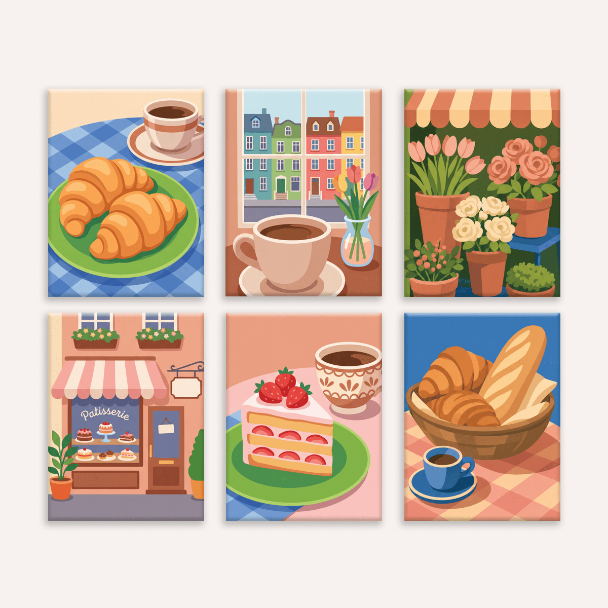 Paris Mornings - Number Artist Paint by Numbers Kits