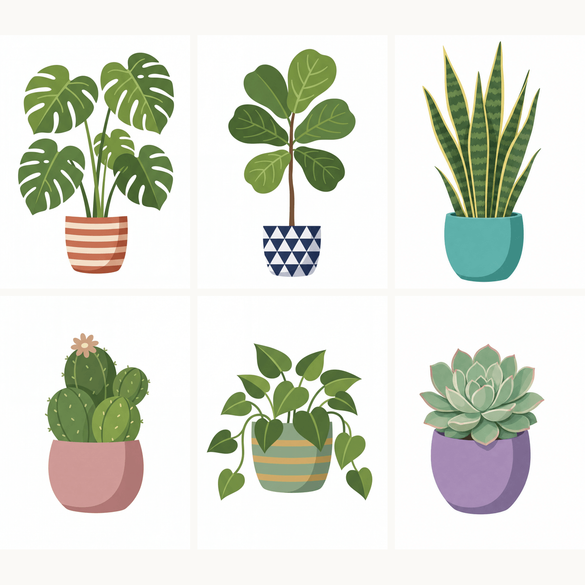 Leafy Minimalism - Number Artist Paint by Numbers Kits