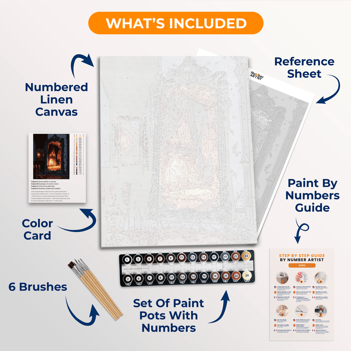 Mirror Room - Number Artist Paint by Numbers Kits