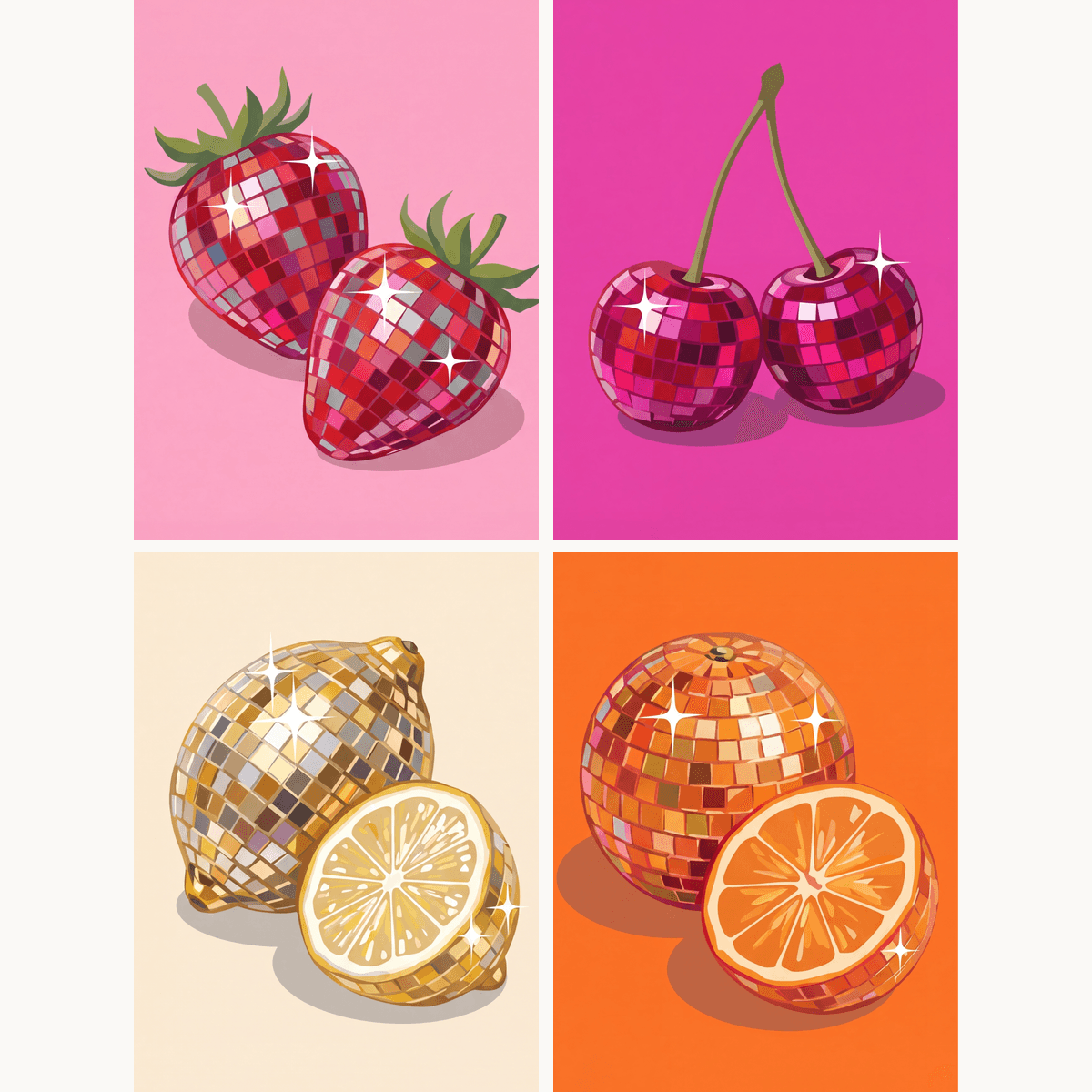 Fruit Disco - Number Artist Paint by Numbers Kits