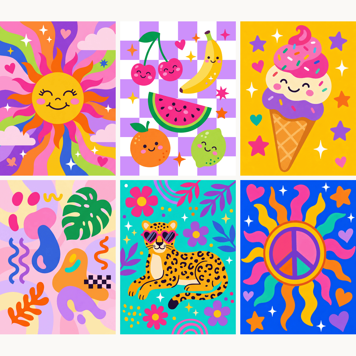 Groovy Vibes - Number Artist Paint by Numbers Kits