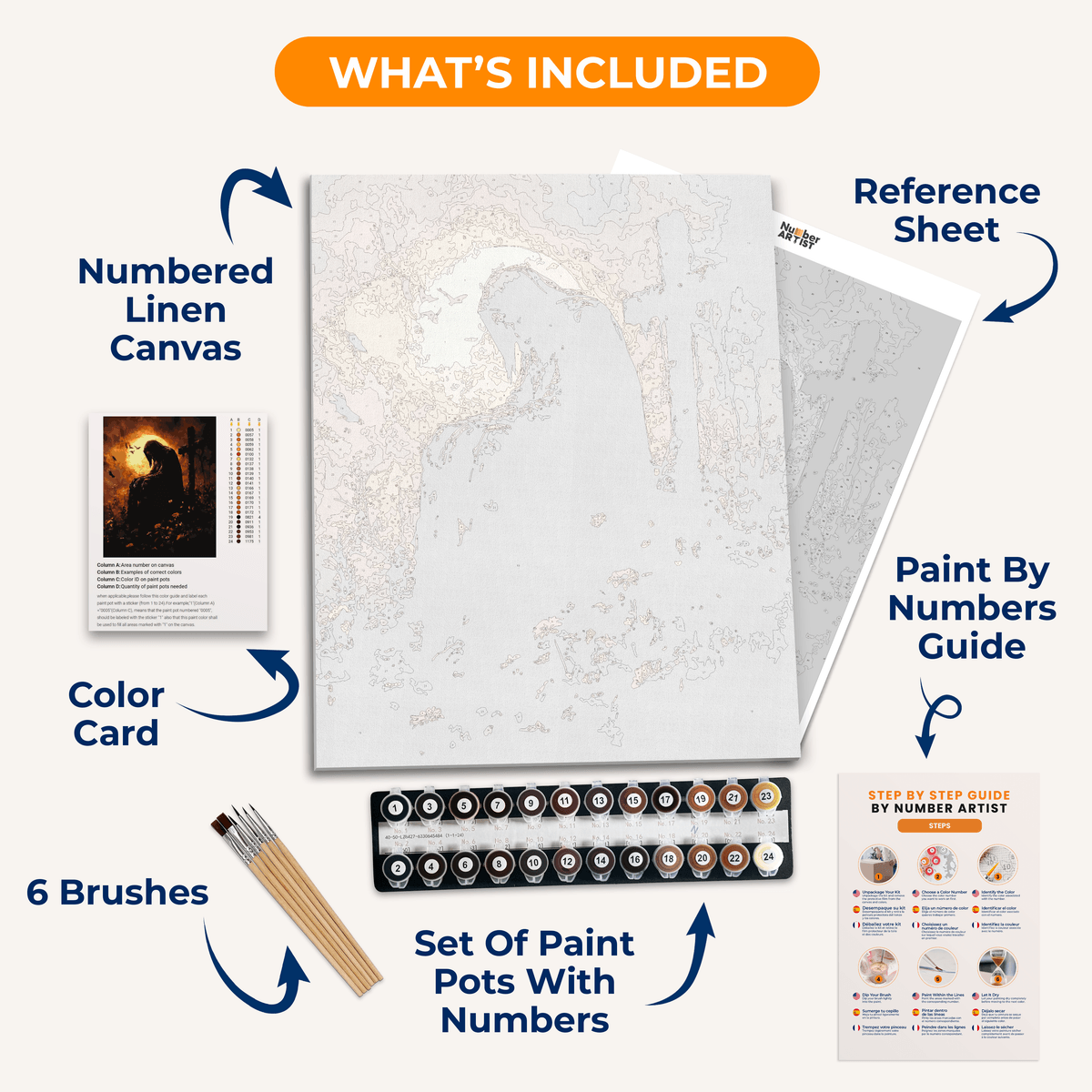 Grim Reaper - Number Artist Paint by Numbers Kits