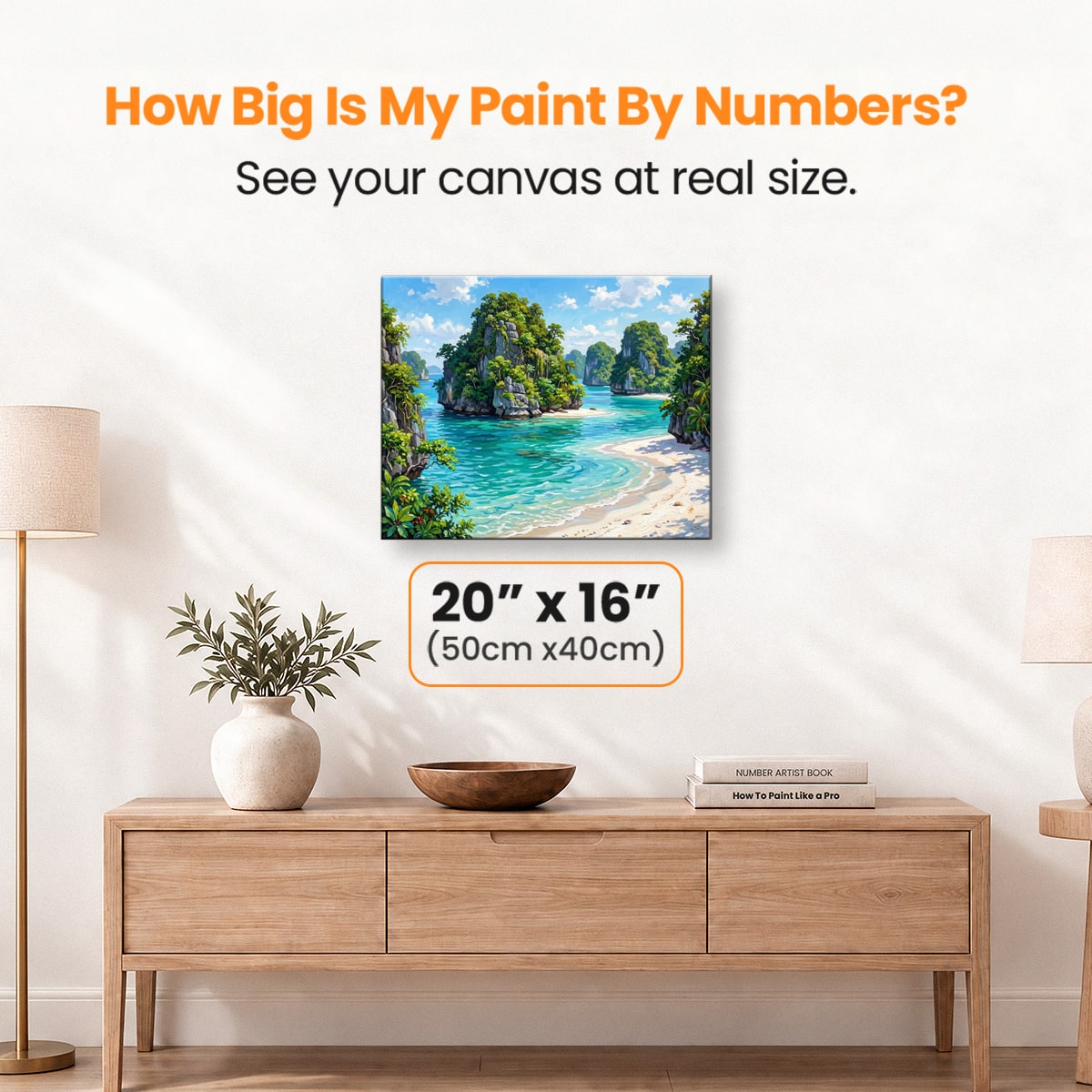 Lagoon Tranquility - Number Artist Paint by Numbers Kits