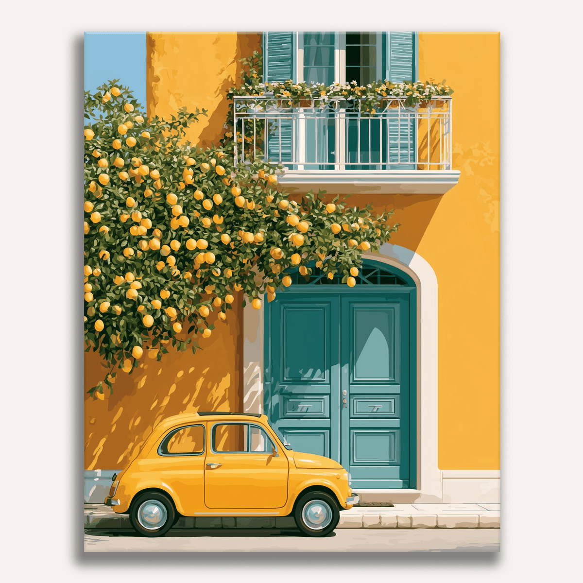 Postcard from Positano - Number Artist Paint by Numbers Kits