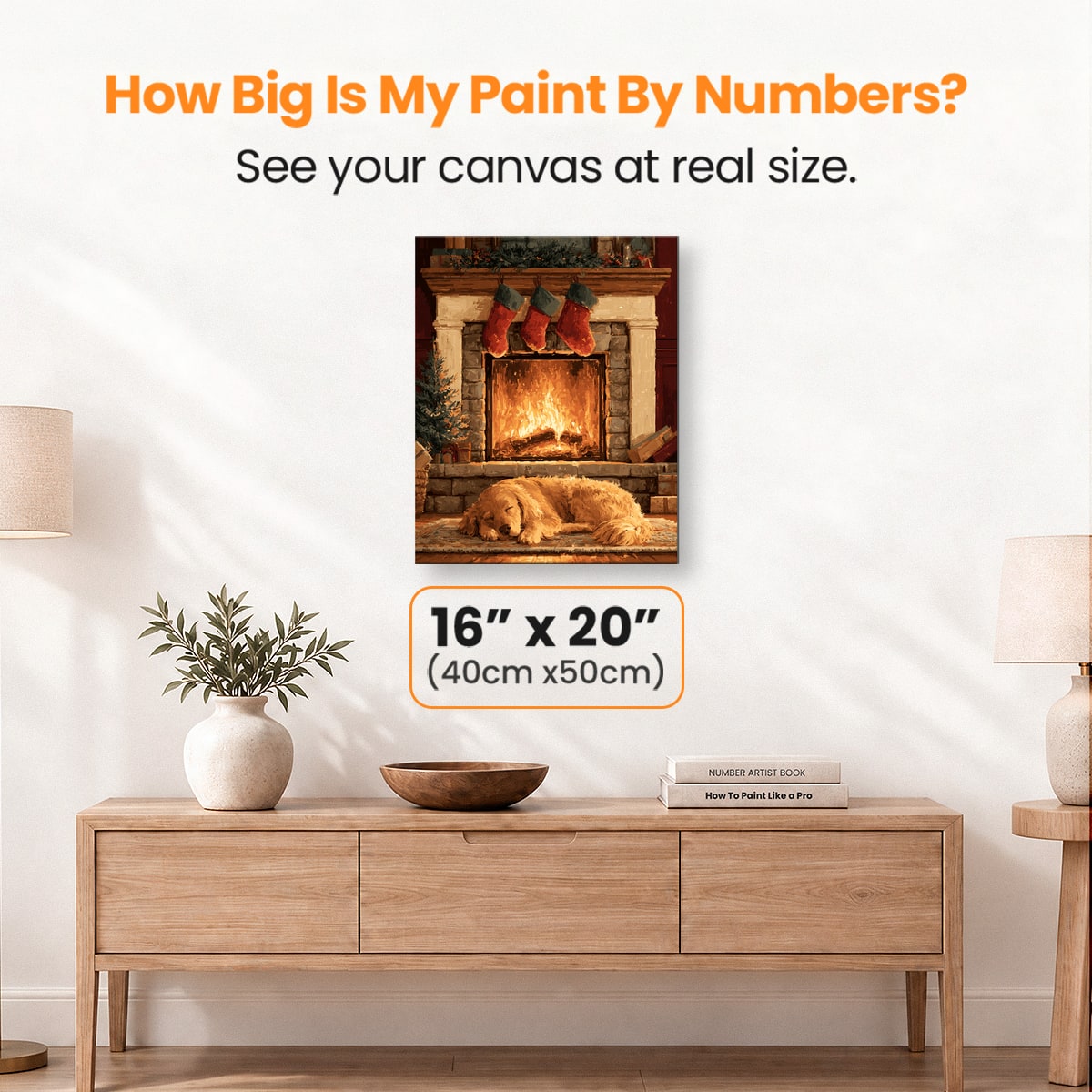 Christmas Nap - Number Artist Paint by Numbers Kits