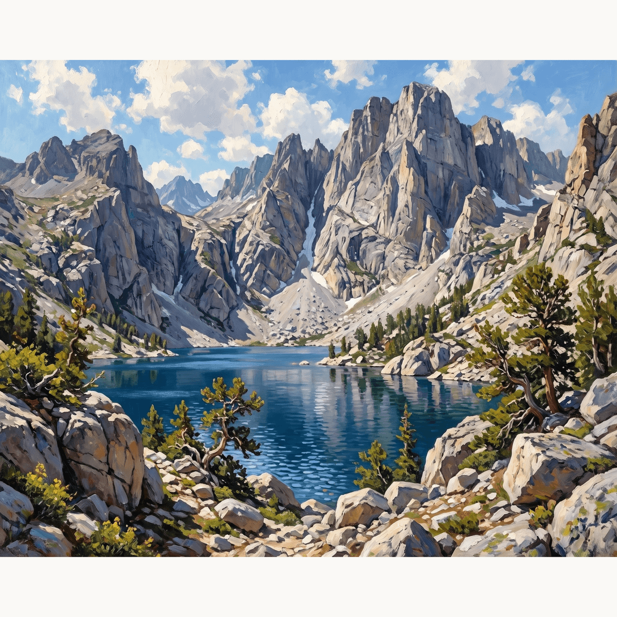 Patagonia Peaks - Number Artist Paint by Numbers Kits