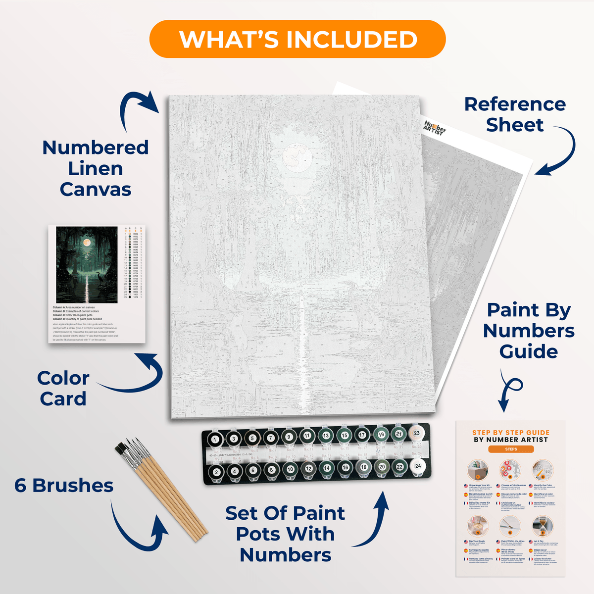 Mystic Swamp - Number Artist Paint by Numbers Kits