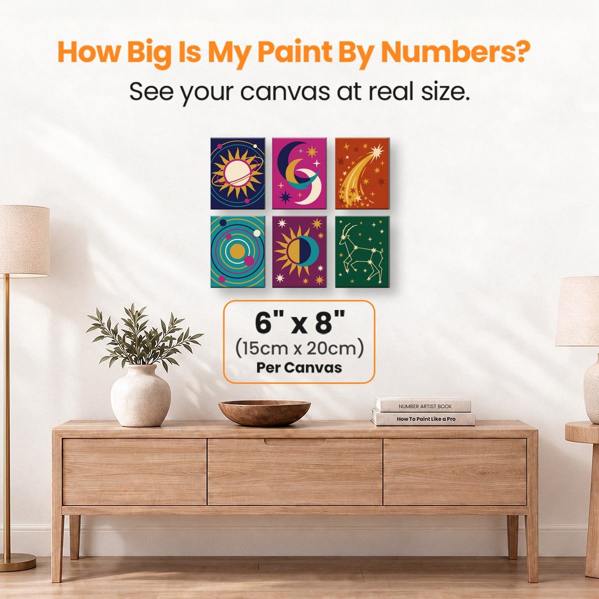 Celestial Geometry - Number Artist Paint by Numbers Kits
