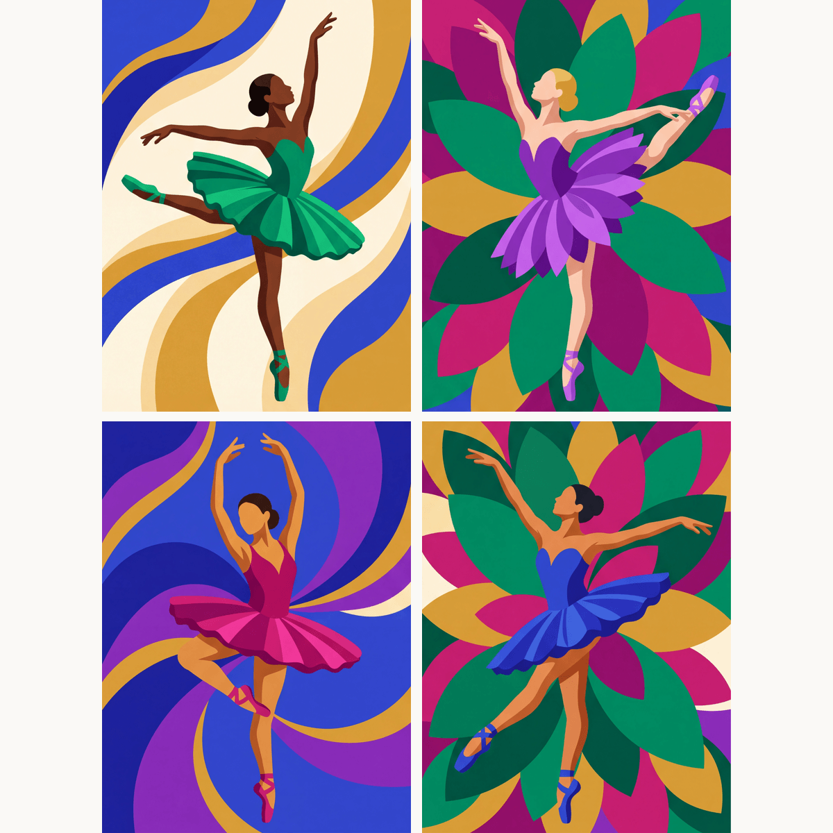 Ballet Bloom - Number Artist Paint by Numbers Kits