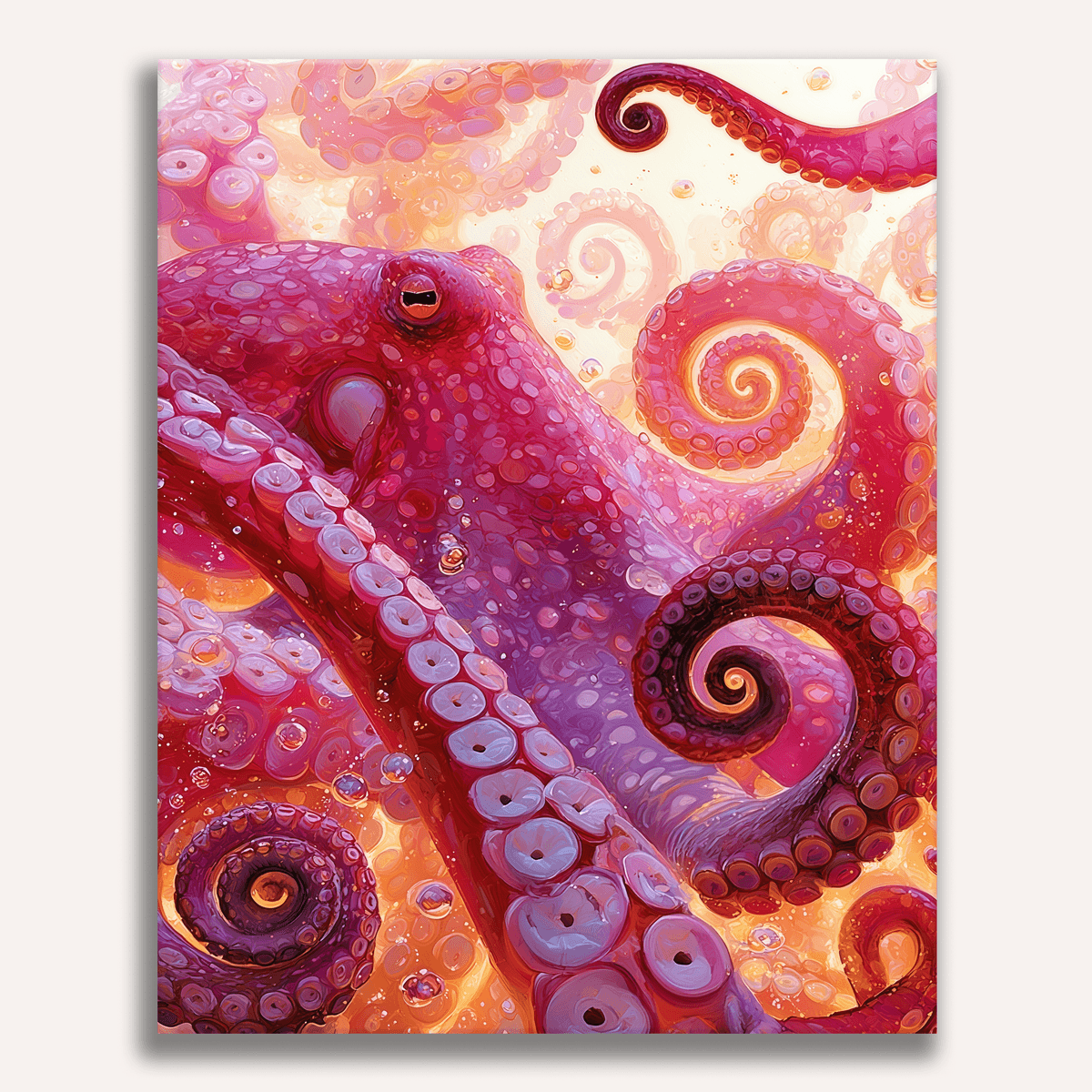 Tentacle Spectacle - Number Artist Paint by Numbers Kits