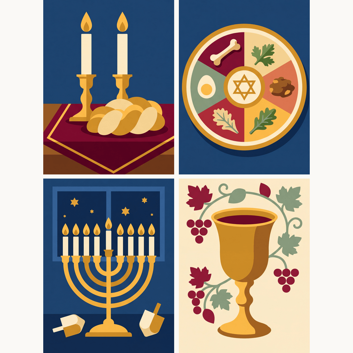 Jewish Traditions - Number Artist Paint by Numbers Kits