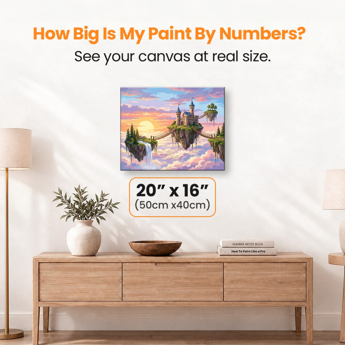 Floating Island Dreams - Number Artist Paint by Numbers Kits